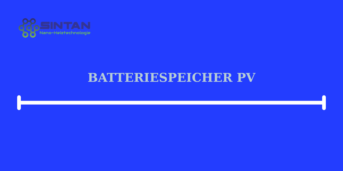batteriespeicher pv