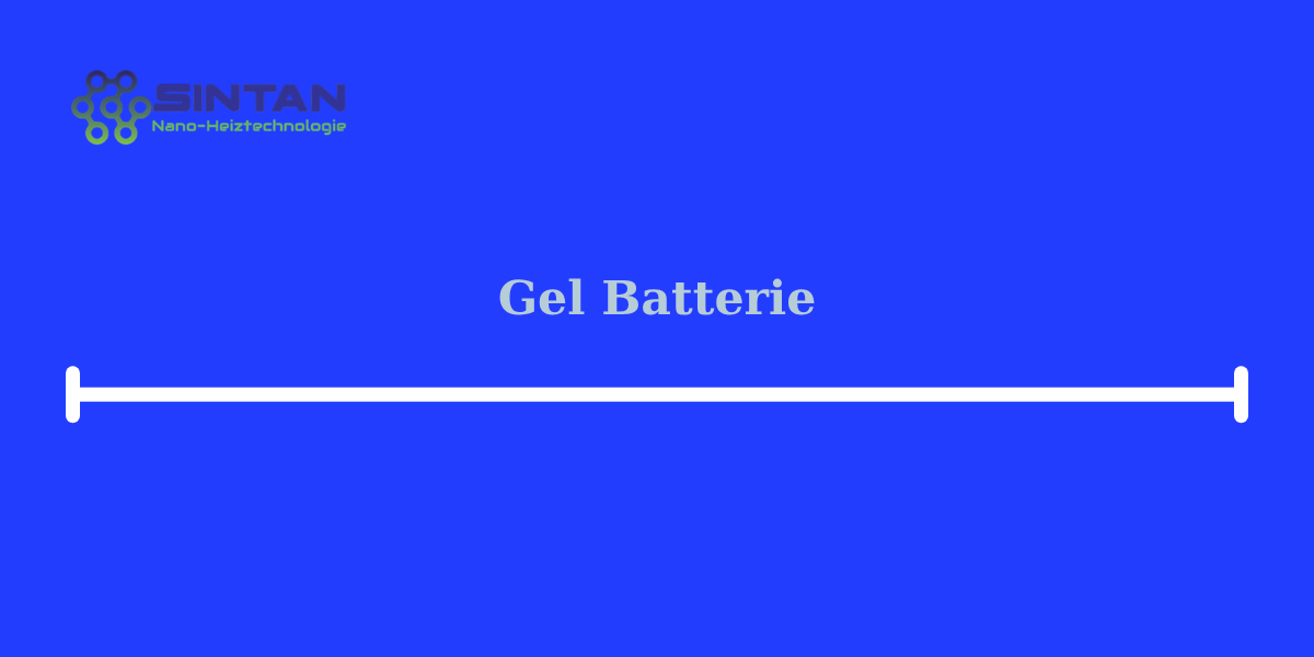 gel batterie