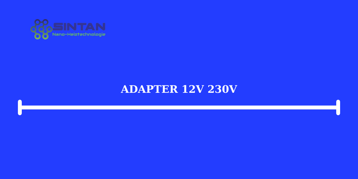 Adapter 12 V 230 V