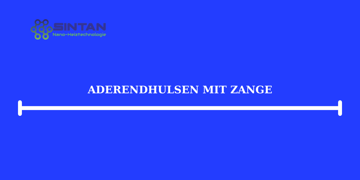 Aderendhülsen mit Zange