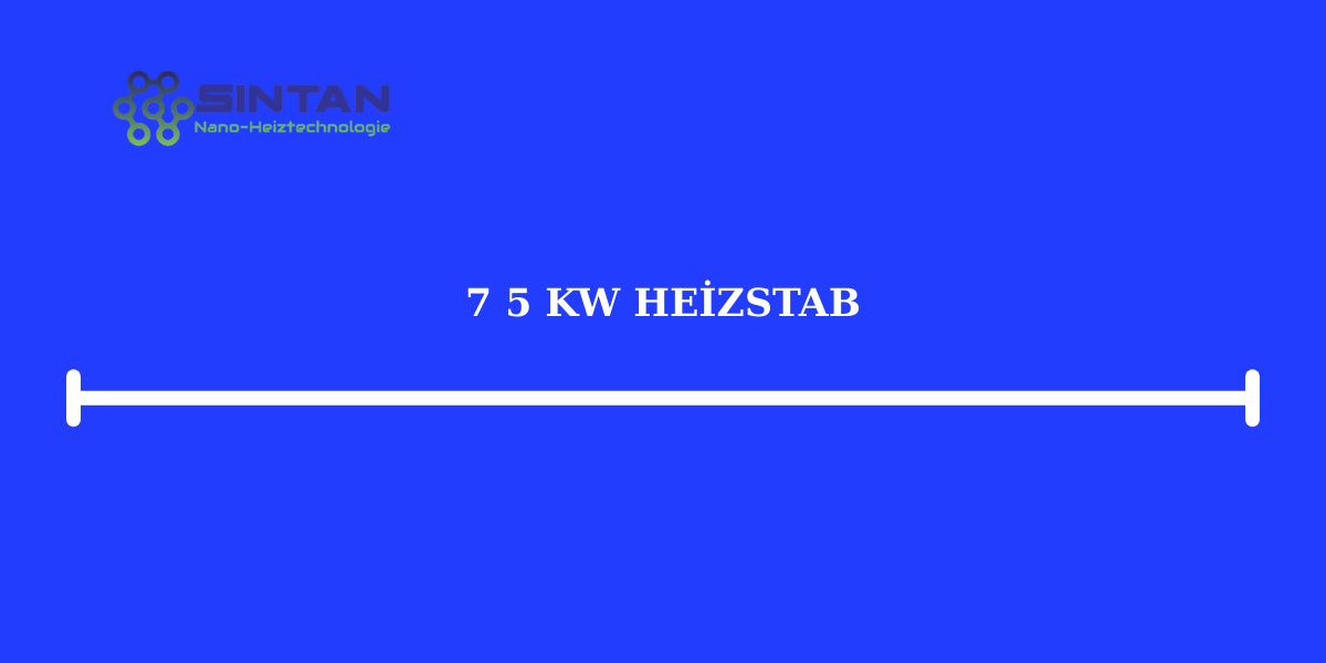 7,5 kW Heizstab