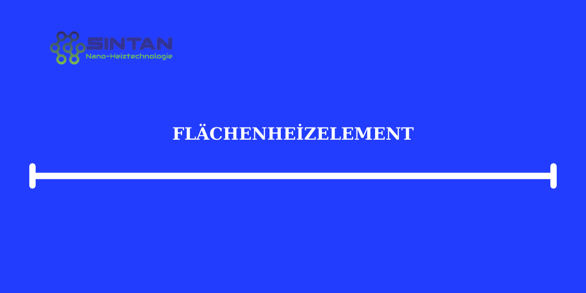 Flächenheizelement