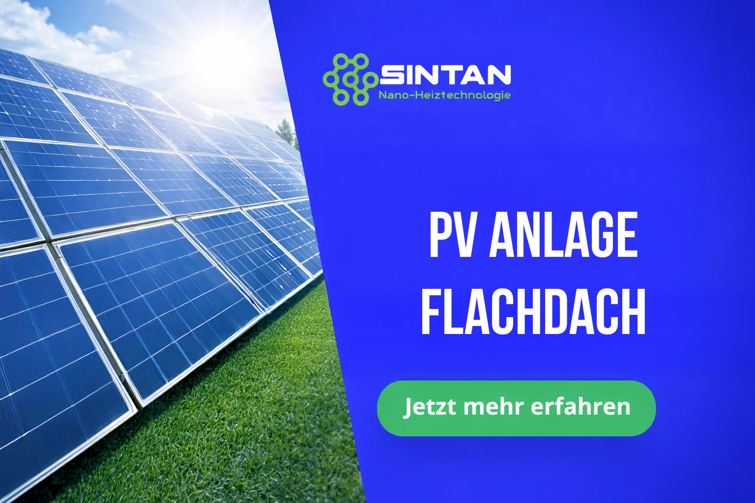 PV Anlage Flachdach