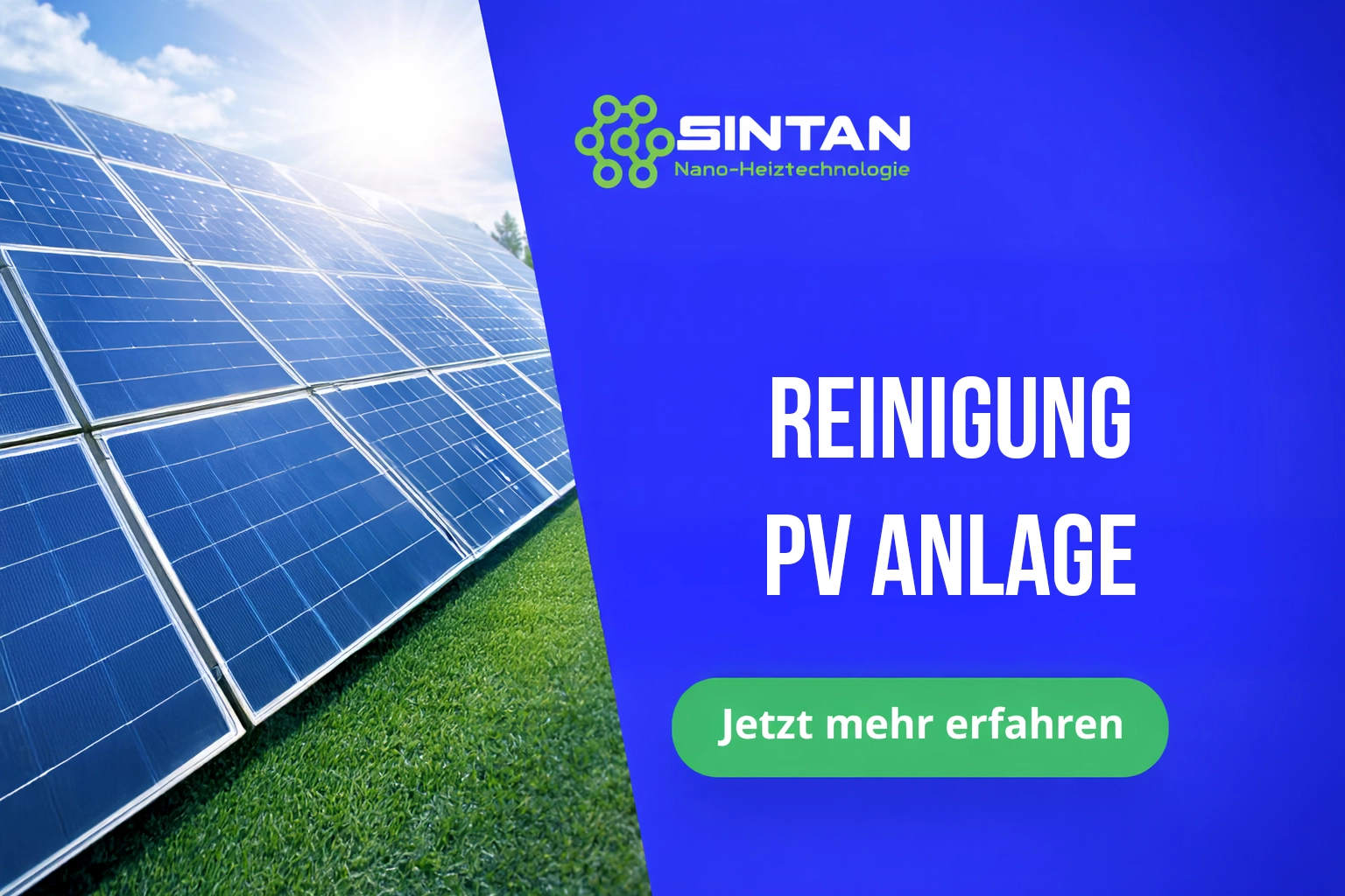 Reinigung PV Anlage