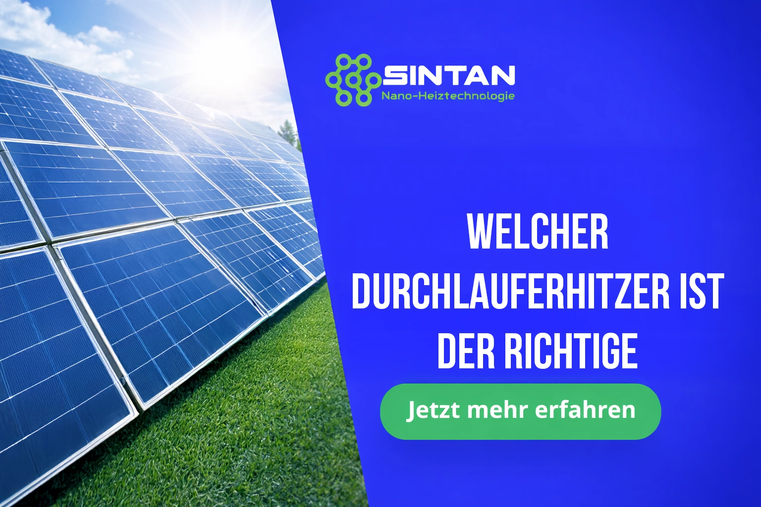 Welcher Durchlauferhitzer ist der Richtige