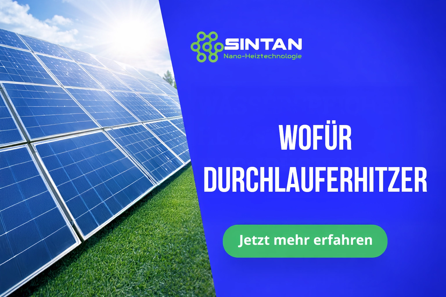 Wofür Durchlauferhitzer