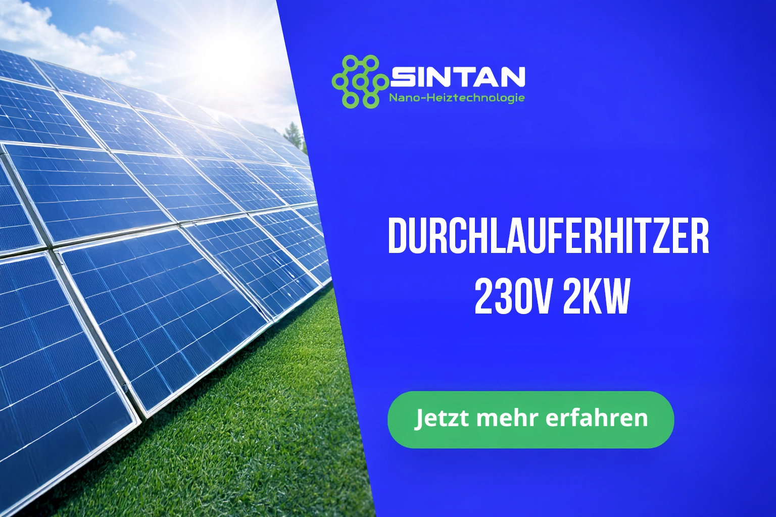 Durchlauferhitzer 230V 2kW