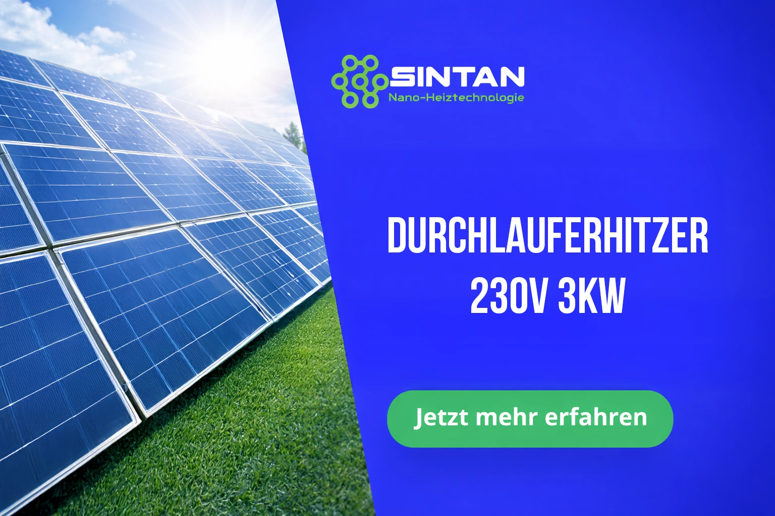 Durchlauferhitzer 230V 3kW