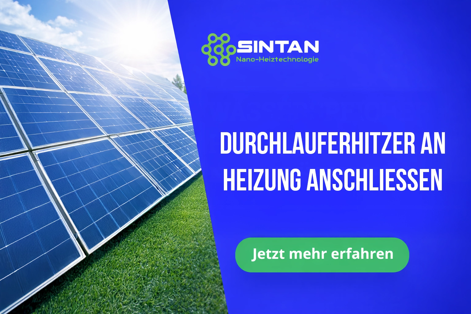 Durchlauferhitzer an Heizung anschließen