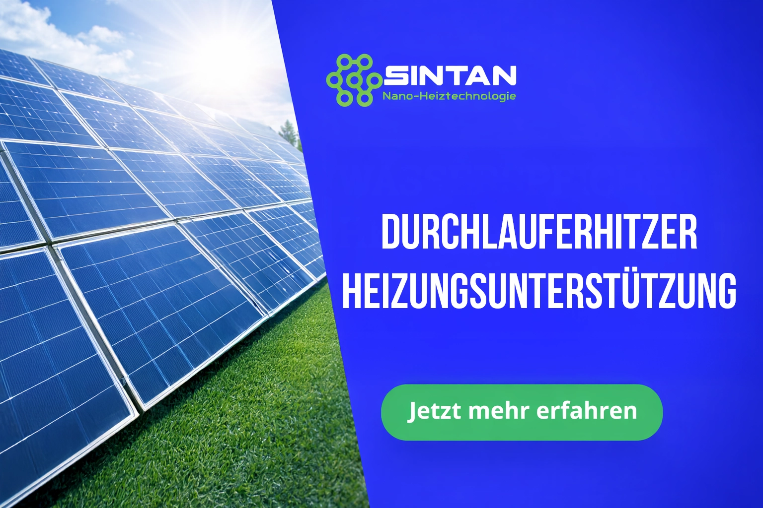 Durchlauferhitzer Heizungsunterstützung