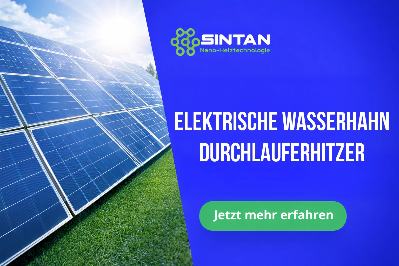 Elektrische Wasserhahn Durchlauferhitzer