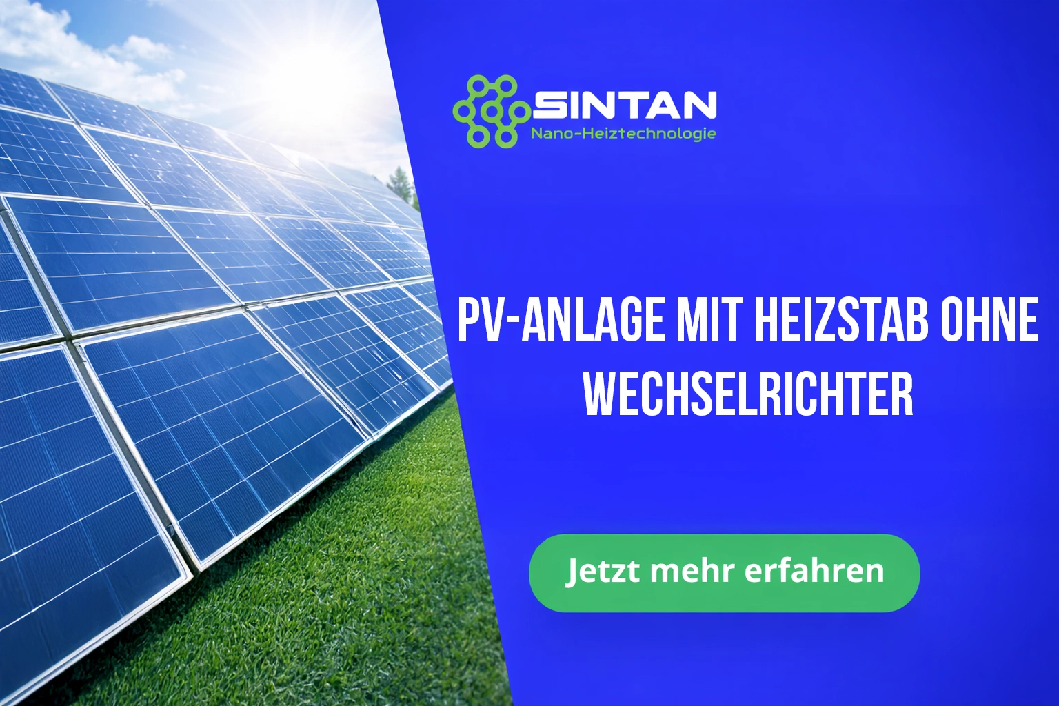 PV-Anlage mit Heizstab ohne Wechselrichter