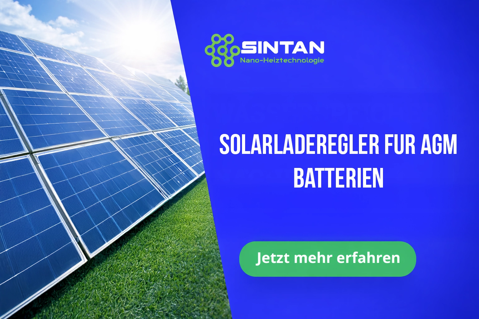 Solarladeregler für AGM Batterien