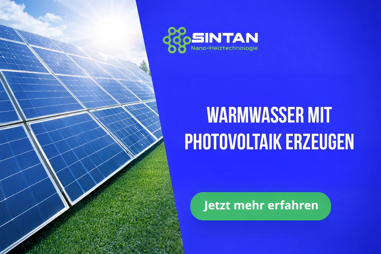 Warmwasser mit Photovoltaik erzeugen