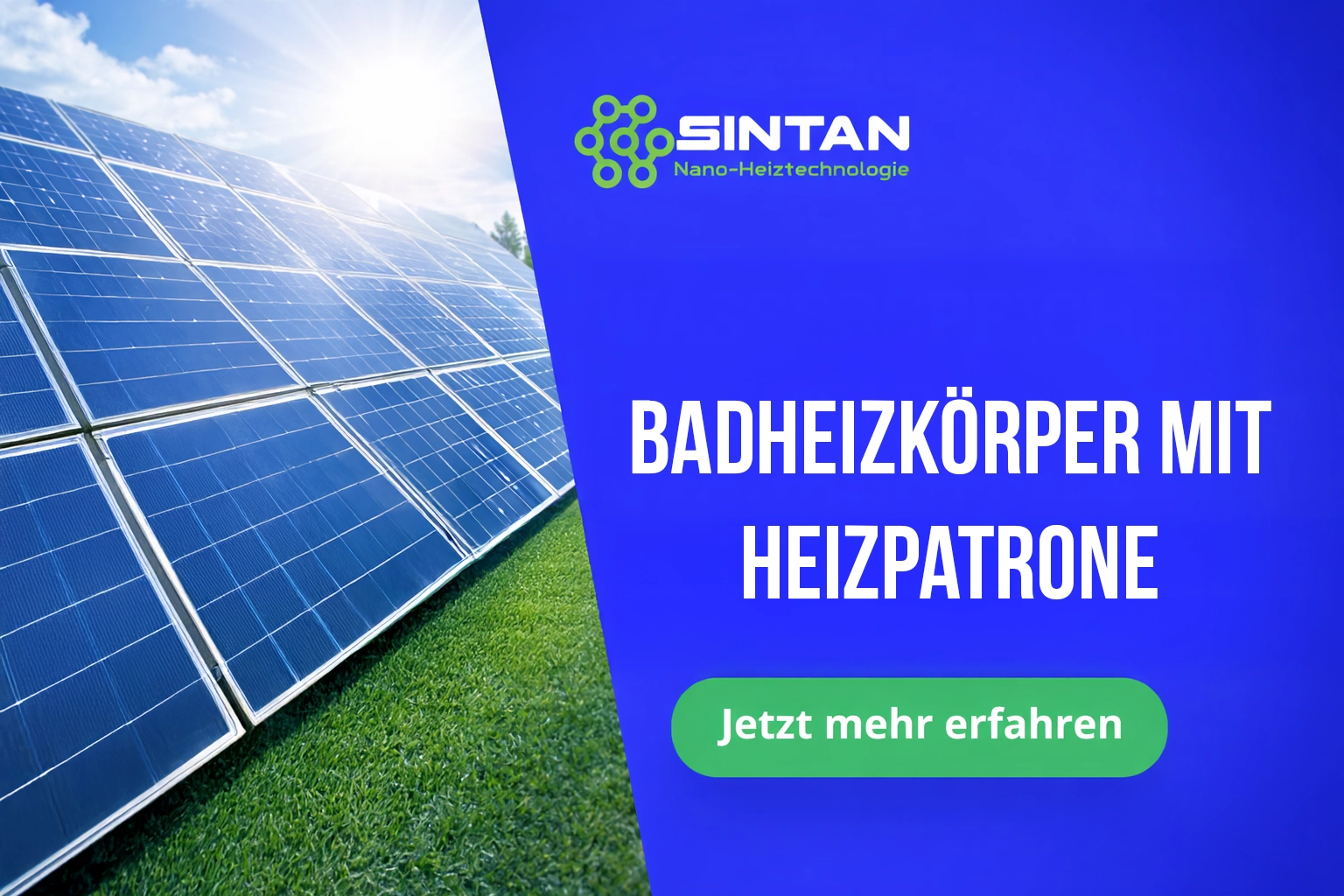 Badheizkörper mit Heizpatrone