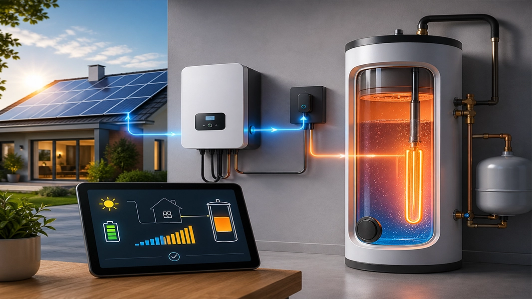 Heizstab mit PV-Überschuss steuern: So funktioniert Power-to-Heat im Alltag