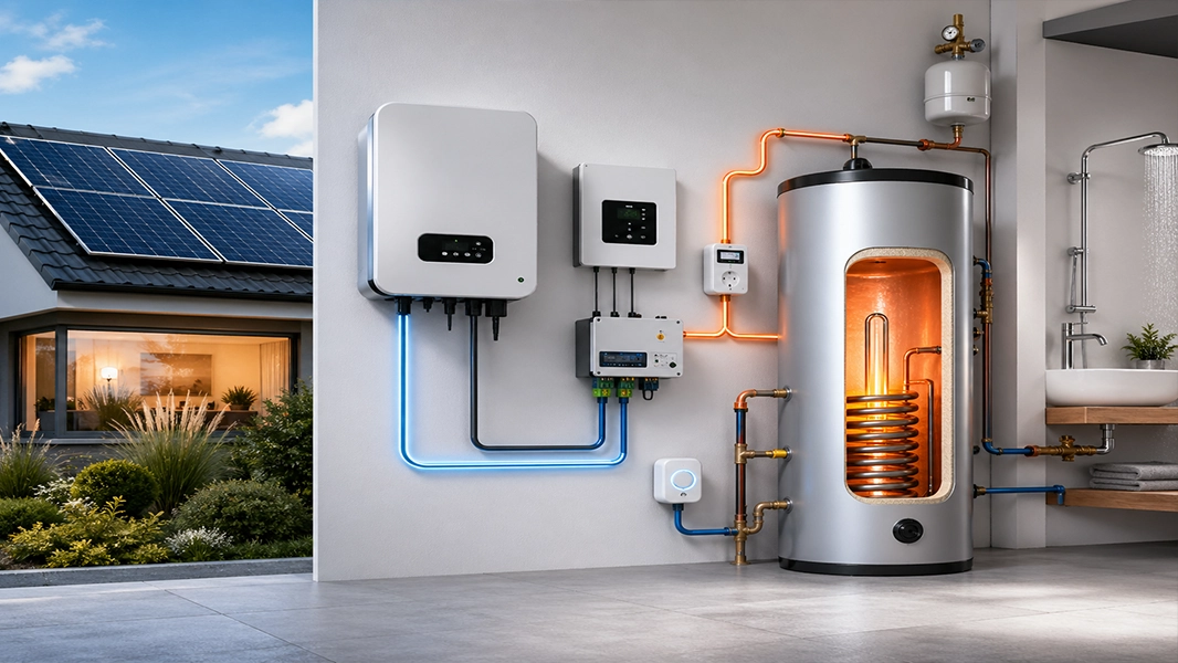 PV-Überschuss für Warmwasser nutzen: Die wichtigsten Komponenten im Überblick